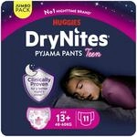 Huggies DryNites Pyjama-Hosen, f&uuml;r M&auml;dchen 13+ Jahre (48-60 kg), bis zu 100%