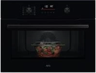 AEG NKO5N40K Kompaktbackofen mit Mikrowelle Schwarz