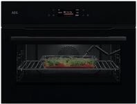 AEG NKK8N621B MealAssist Kompaktbackofen mit Mikrowelle Schwarz