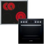 Bosch HND211LB1, Einbauherd-Set, Bestehend aus HEF113BA0 Herd, 60 x 60 cm, 3D