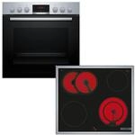 Bosch Einbauherd-Set HND411LR63, Serie 4 Einbau-Herd 60 cm mit 3D-Hei&szlig;luft