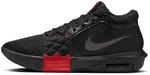 Nike Herren Lebron Witness Viii Basketballschuhe, Black/White/University Red, 45