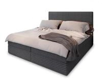 Masseno Boxspringbett PISA 160x200 cm Komplett-Set mit Matratze und Topper,
