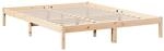 vidaXL Massivholzbett, Holzbett Extra Lang ohne Matratze, Bettgestell mit...