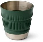 Sea to Summit Detour Stainless Steel Collapsible Mug - Falt-Becher green