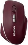 Canyon Kabellose optische Maus mit &bdquo;blauem LED-Sensor MW-21 rot
