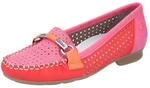 Rieker Damen Slipper 40065-33 rot Gr. 40