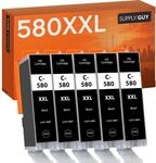 Supply Guy 580XXL PGBK Druckerpatronen kompatibel mit Canon PGI 580 XXL Schwarz f&uuml;r