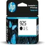 HP 925 Schwarze Original-Tintenpatrone, kompatibel OfficeJet PRO 8123, Officejet PRO