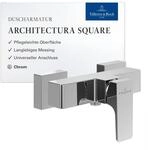 Villeroy et Boch Architectura Square Mechanische Mischbatterie, Chrom