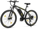 Touroll U1 E-Bikes, 26"/29" E Bike Herren Damen mit Abnehmbarer 36V 13Ah Akku,...