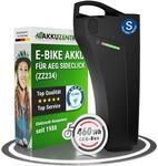 Maratron Ersatz-Akku kompatibel mit AEG Sideclick (ZZ234) - CAN-Bus V2.5-36V 12,8Ah