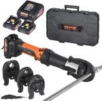 VEVOR Presswerkzeug und Akku-Set, Rohrpresszange, elektrisches Rohr-Crimpwerkzeug mit