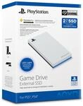 Seagate Game Drive SSD 2TB, PS4/5, Playstation 5/4, USB 3.0, wei&szlig;, inkl. 2 Jahre