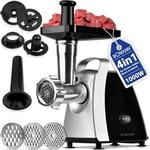 Bomann&reg; Fleischwolf 1000W | mit Aufsatz f&uuml;r Pl&auml;tzchen/Spritzgeb&auml;ck | Fleischwolf