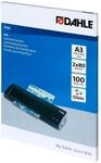 Dahle Laminierfolien A3, 160 Micron (2x80) - 100 St&uuml;ck - Hochwertiger Schutz f&uuml;r