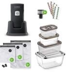 Caso Vacu OneTouch Pro Set - kabelloser Handvakuumierer mit umfangreichem Zubeh&ouml;r,