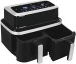 GUTFELS Hei&szlig;luftfritteuse AIRFRY5010 mit Doppelkammer - Air Fryer 8,5 L, 2x 4,2 L,
