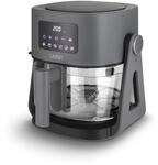 Lauben Glass&Grill Air Fryer 3in15500BG Hei&szlig;luftfritteuse mit Inhalt 4,2l,