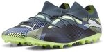 Puma Unisex Adults Future 7 Match MG Soccer Shoe, Gray Skies-Puma White-Fizzy...