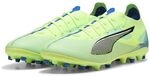 Puma Unisex Adults Ultra 5 Match MG Soccer Shoe, Fizzy Apple-Puma White-BLUEMAZING,