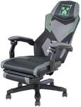 Phoenix Group Minecraft - Gamingstuhl, B&uuml;rostuhl, Drehstuhl, Grau, 114,5-124,5