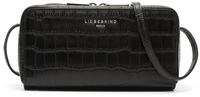 LIEBESKIND BERLIN Umh&auml;ngetasche Lou New Croco Crossbody Black schwarz
