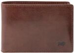 BRAUN B&Uuml;FFEL - Kleine RFID Geldb&ouml;rse Arezzo - 4 Kartenf&auml;cher aus echtem Rindleder