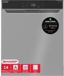 Sharp QW-NA3YU42AI-DE Geschirrsp&uuml;ler Unterbau 60 cm, 14 Ma&szlig;gedecke, A, 42 dB,