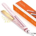 Faszin 2 in 1 Gl&auml;tteisen Locken und Gl&auml;tten, Titanplatten Haargl&auml;tter | Ionen f&uuml;r