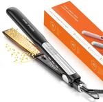 Faszin Professioneller Haargl&auml;tter 2-in-1, Ionen-Platten aus Titan, Heizung in nur