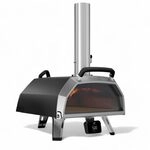 Ooni Karu 2 Pro Multi-Fuel Pizzaofen - Edelstahl Outdoor Pizzaofen mit Pizzastein & Ooni Karu 2 Pro Multi-Fuel Pizzaofen - Edelstahl Outdoor Pizzaofen mit Pizzastein &