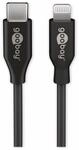 Goobay 39445 Lightningkabel 1m / MFi Apple Lightning auf USB C Ladekabel / Highspeed