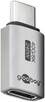 goobay USB-C Adapter 240W 40 Gbit Verl&auml;ngerung gerade USB4 (Stecker auf Buchse) /