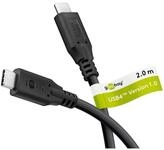 goobay USB-C Gen 4 Kabel 100 W Schnellladekabel 20 Gbits Daten&uuml;bertragung (PD) / Typ