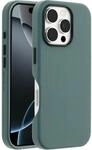 OtterBox Symmetry Series Cactus Leather MagSafe H&uuml;lle f&uuml;r iPhone 16 Pro, sto&szlig;fest,