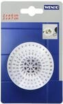WENKO 4920220100, Abflusssieb, 2 Gross / 2 klein, wei&szlig;