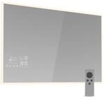 Blumfeldt Infrarotheizung 500W &ndash; Wandmontage, Smart Mirror mit LED-Anzeige, IP44