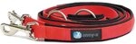 anny-x teilgepolsterte F&uuml;hrleine Classic Bolt Fun schwarz rot 3m