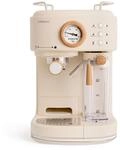 CREATE / THERA RETRO PRO/Halbautomatische Espressokaffeemaschine Sand / 20 bar,