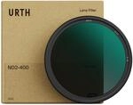 Urth 82mm ND2-400 Variable ND Lens Filter - 1-8.6 Stop Range, HD Optical Glass