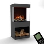 GLOW FIRE Wasserdampf Kamin OGF 2 (Standkamin) - Elektrokamin mit realistischen LED