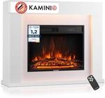 KAMINIO Elektrokamin Matti - Elektrischer Standkamin mit Heizung,...