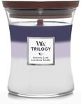 WoodWick Duftkerze Medium Trilogy Evening Luxe - 11 cm/&oslash; 10 cm
