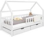 Ehrenkind&reg; Hausbett Lille | Kinderbett mit abnehmbaren Rausfallschutz aus Massivholz