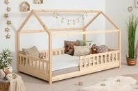 TiCAA Kinderbett Hausbett Kay 90x200 cm, 100x200 cm, 120x200 cm, 140x200 f&uuml;r...