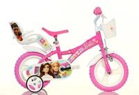DINO BIKES Kinderfahrrad Barbie 12 Zoll f&uuml;r M&auml;dchen von 87 bis 110 cm 612GL-02BA