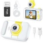 ARNSSIEN Digitalkamera f&uuml;r Kinderkamera,180&deg;FlipKinderkamera mit 2,4" IPS | 1080P