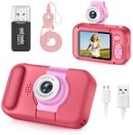 ARNSSIEN Digitalkamera f&uuml;r Kinderkamera,180&deg;FlipKinderkamera mit 2,4" IPS | 1080P