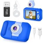 ARNSSIEN Digitalkamera f&uuml;r Kinderkamera,180&deg;FlipKinderkamera mit 2,4" IPS | 1080P